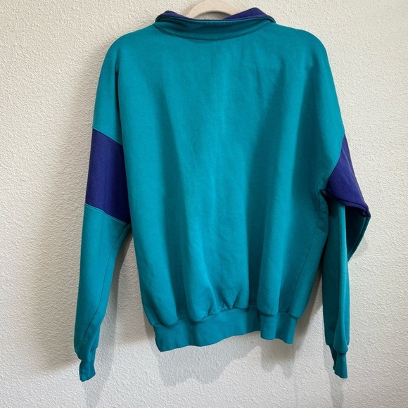VTG Victoria Canada Womens Quarter Zip Pullover Sweater Ski Resort Gorpcore 90s - Picture 4 of 11